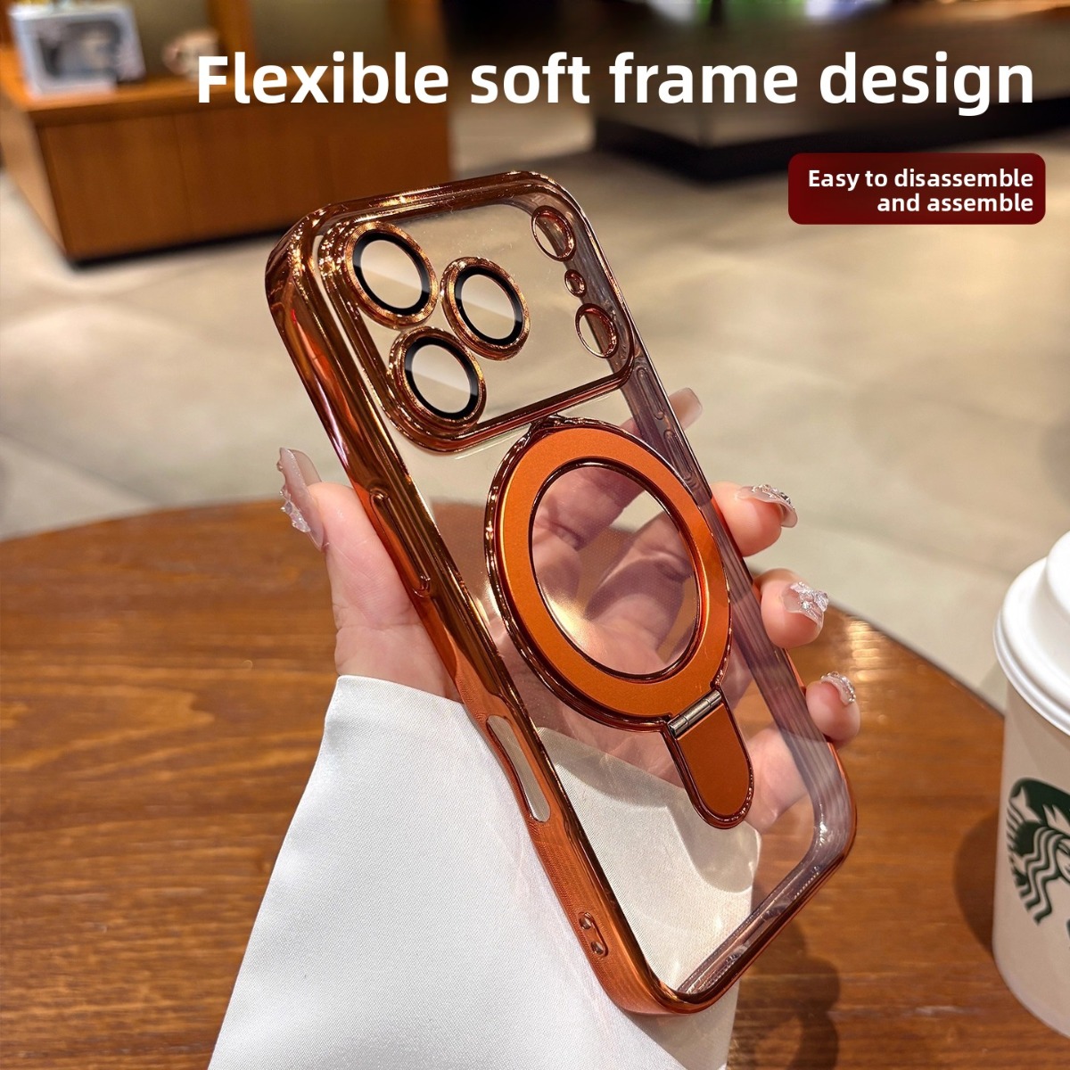 Casing Ponsel Magnetik Magsafe - Ring Stand Case ulasan dan harga