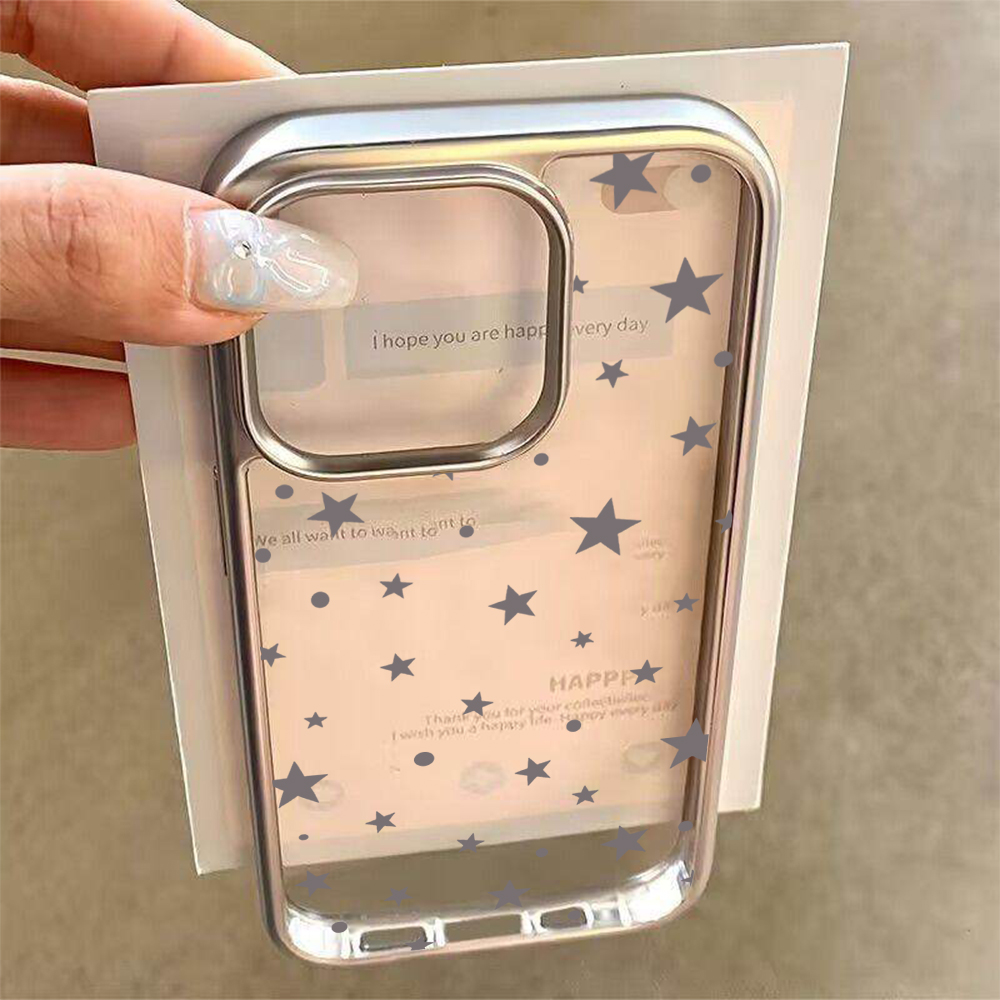 Casing Transparan Y2K Stars Fa - Phone Cases Xr Iphone ulasan dan harga