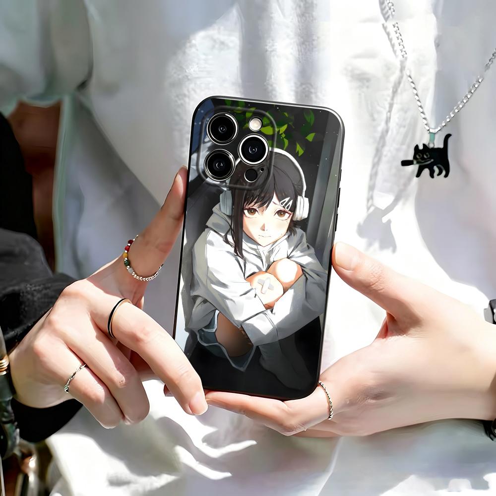 Casing HP Chainsaw Man Kobeni  - Phone Cases Black ulasan dan harga