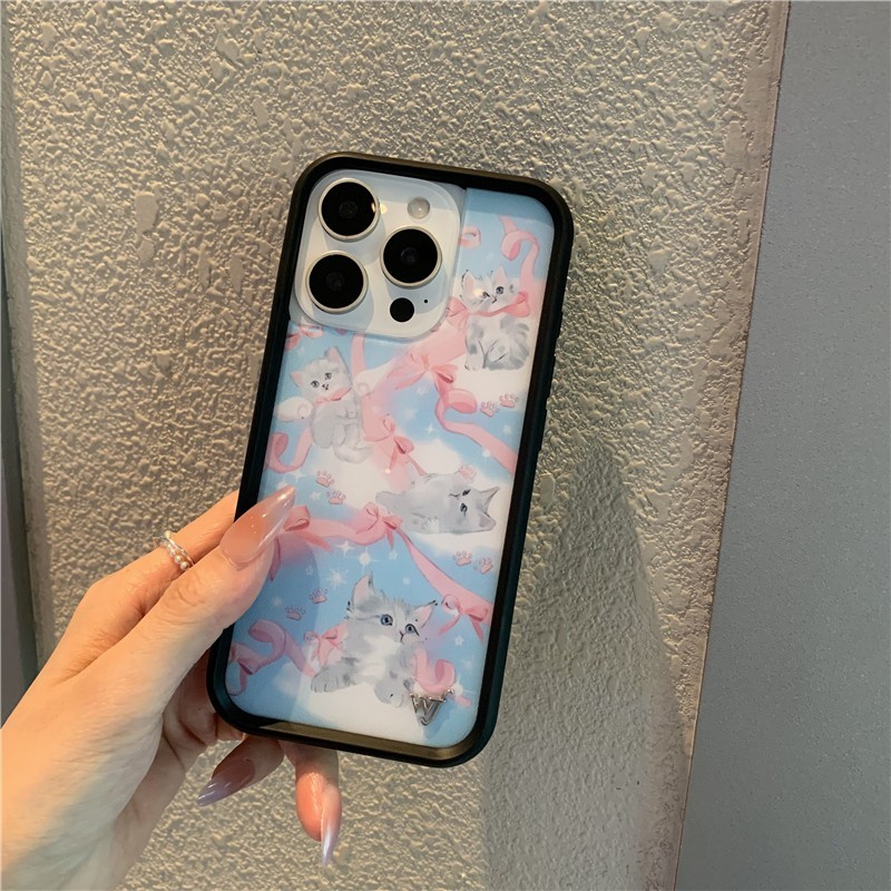 Casing HP Kucing Kartun Bunga  - Phone Cases Wildflower ulasan dan harga