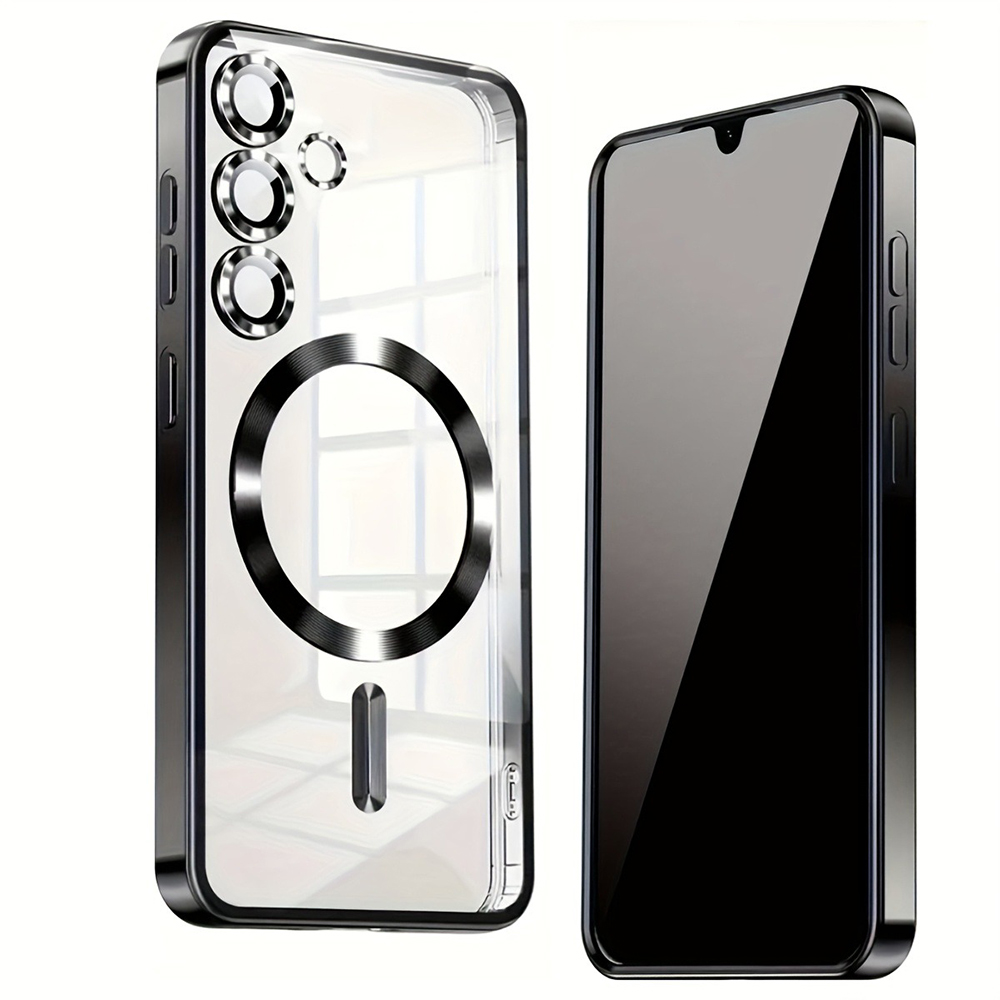 Casing Ponsel Transparan denga - Luxury Plating Case ulasan dan harga