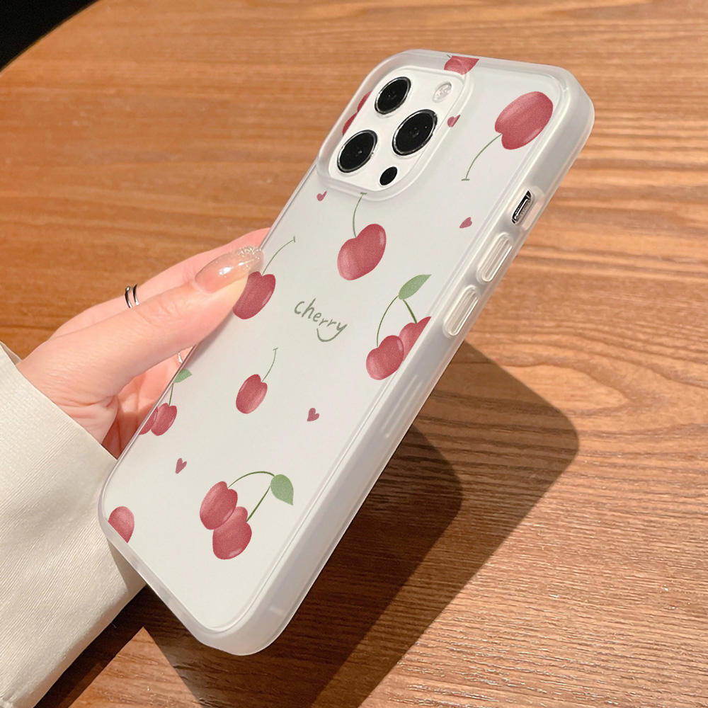 Casing Ponsel Cherry Frosted U - Phone Cases Cherry ulasan dan harga