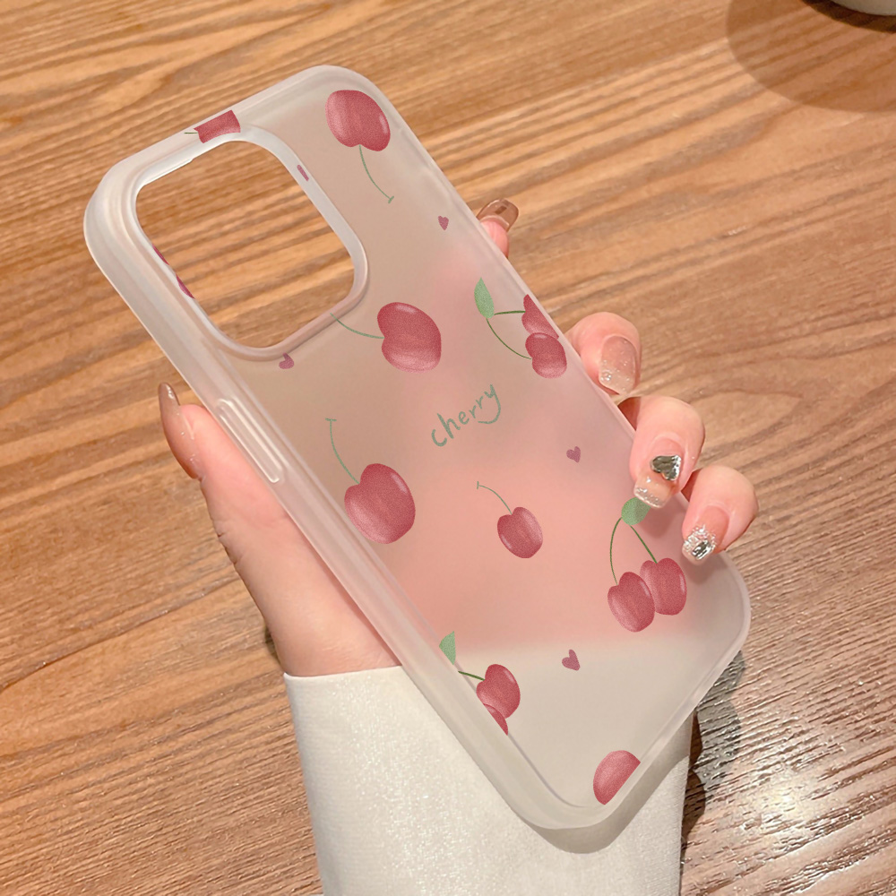 Casing Ponsel Cherry Frosted U - Phone Cases Cherry ulasan dan harga