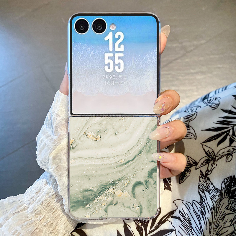 Casing Ponsel Pola Marmer Berl - Phone Cases Z Fold 4 ulasan dan harga