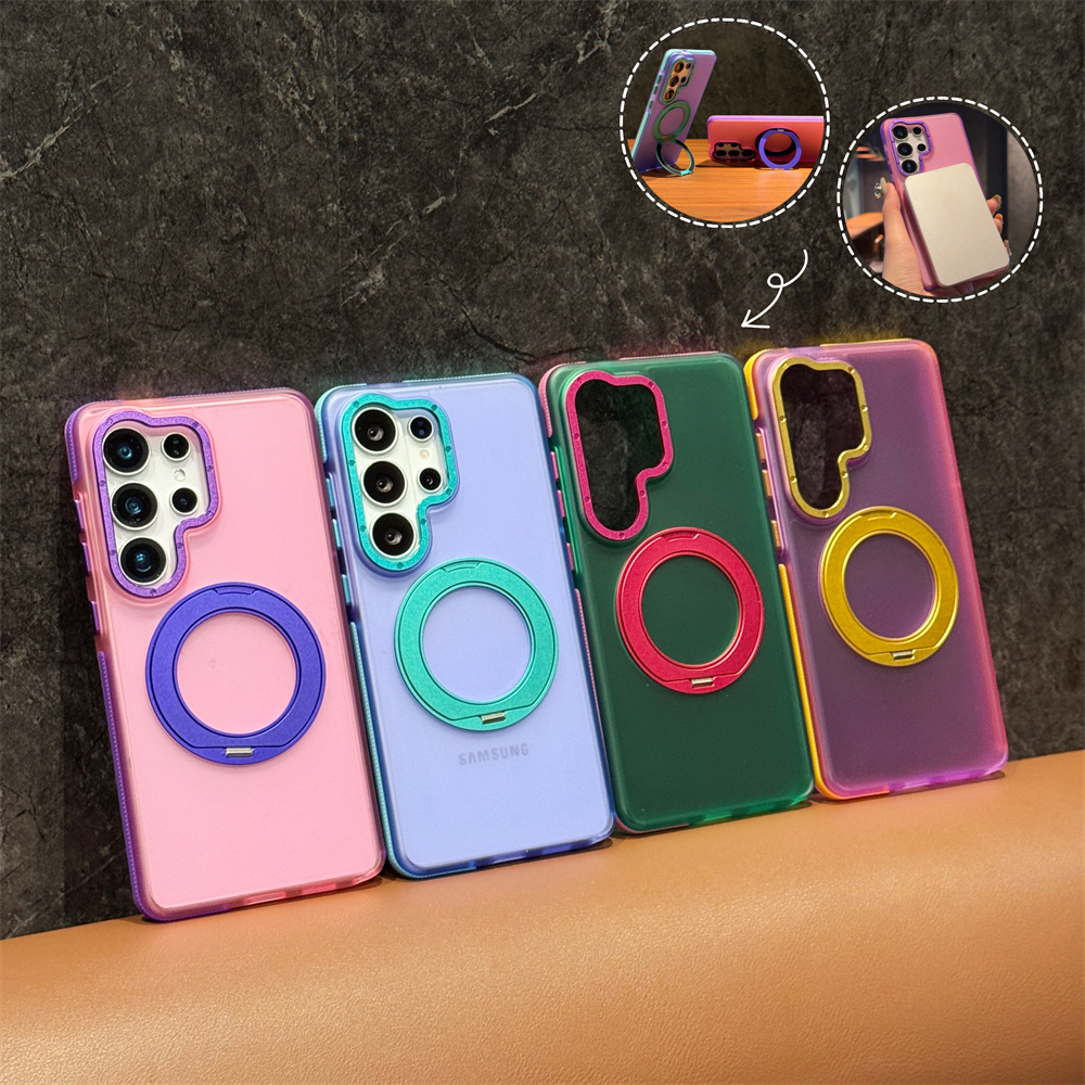 Casing Ponsel Magnetik Putar 3 - Ring Stand Case ulasan dan harga