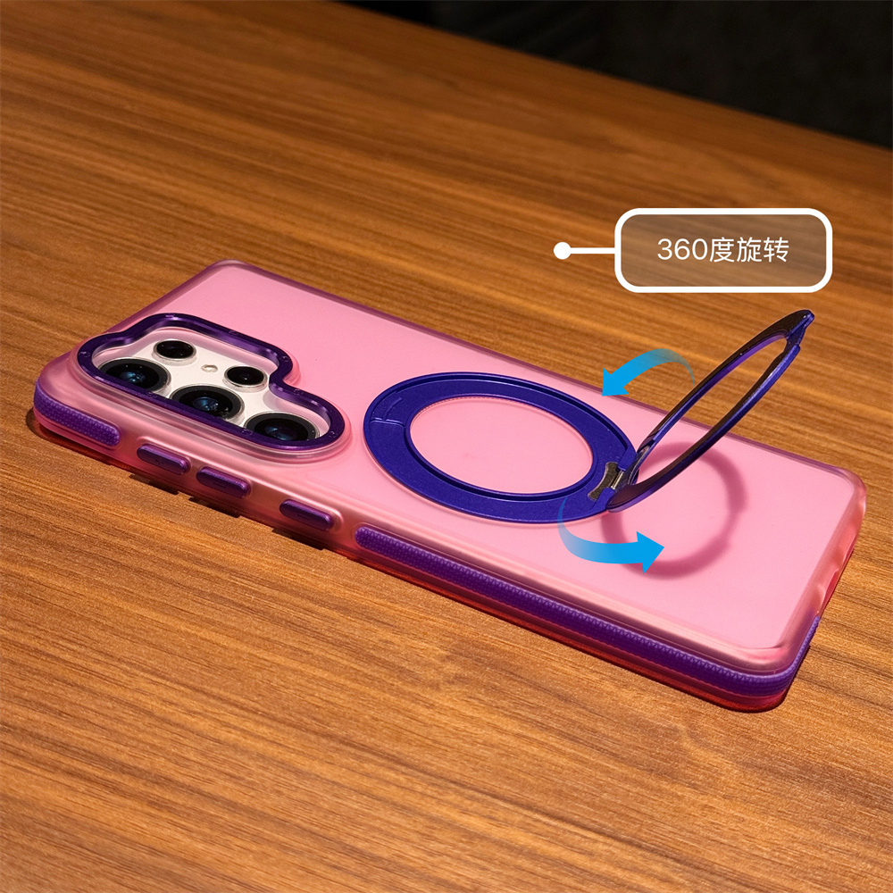 Casing Ponsel Magnetik Putar 3 - Ring Stand Case ulasan dan harga