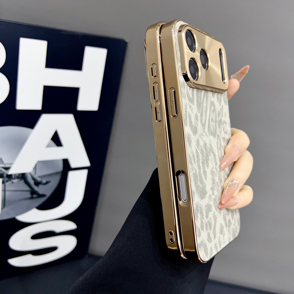 Casing HP Mewah Motif Leopard  - Luxury Plating Case ulasan dan harga