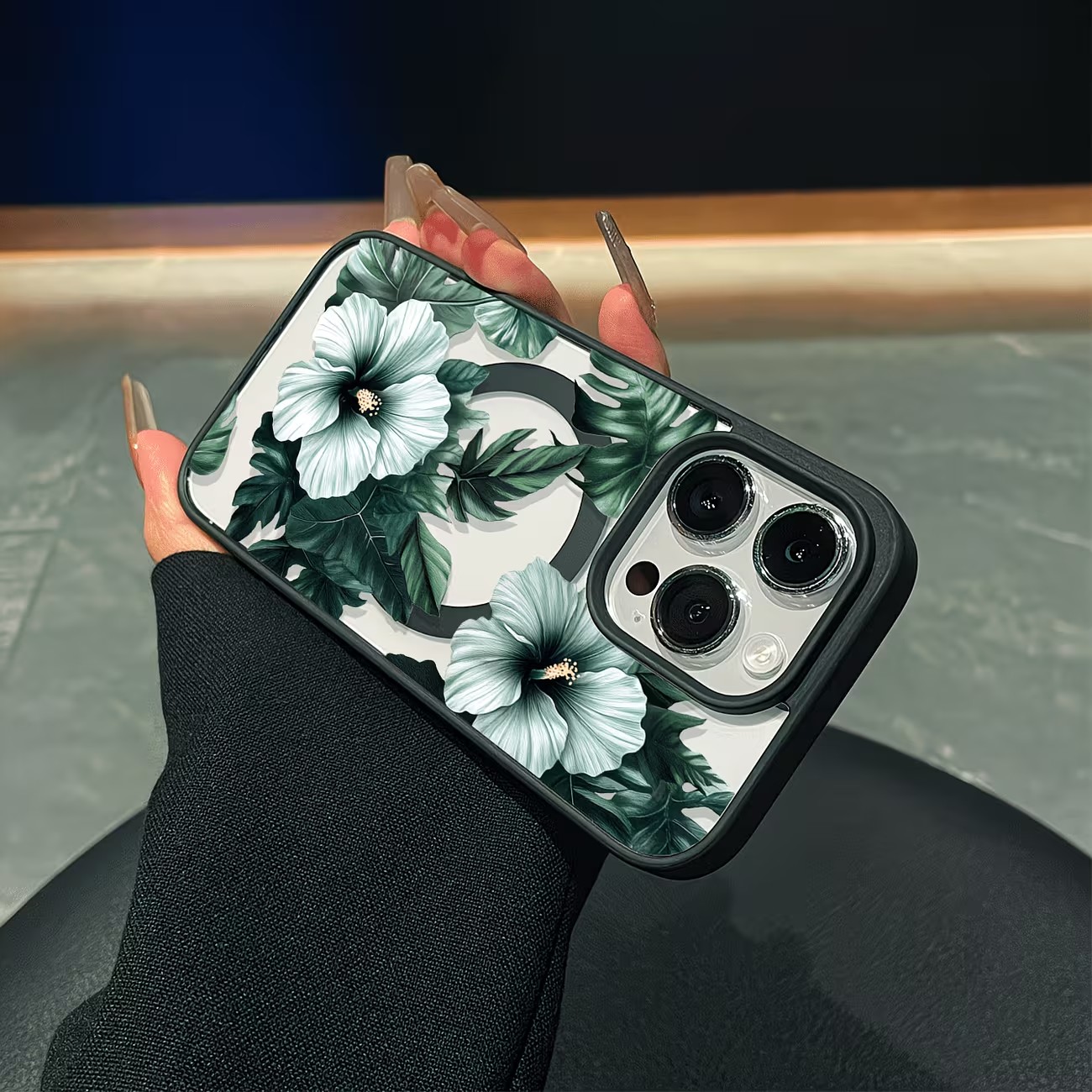 Casing Ponsel Motif Bunga Hija - Phone Cases Green ulasan dan harga