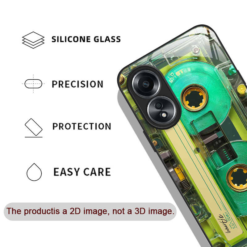 Casing Ponsel Kaca Temper Krea - Phone Cases Oppo ulasan dan harga